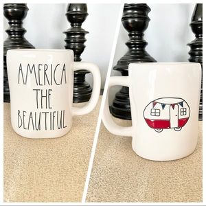 🆕Rae Dunn AMERICA THE BEAUTIFUL Ceramic Mug